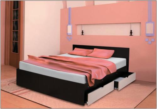 Кровать с ящиками 1