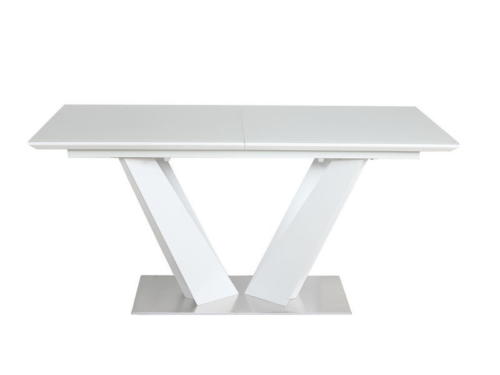 Стол  ATLANT  super white (экстра белое сатин стекло) table1