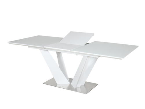 Стол  ATLANT  super white (экстра белое сатин стекло) table2