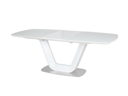 Стол  OASIS super white (экстра белое сатин стекло) table2