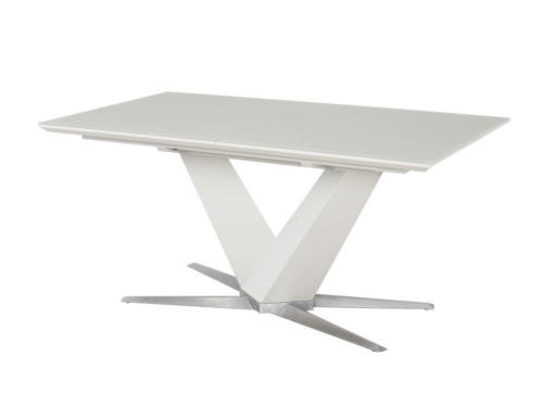 Стол  POINT (1600-2100x900x760) MOKKA (сатин мокка) table 1